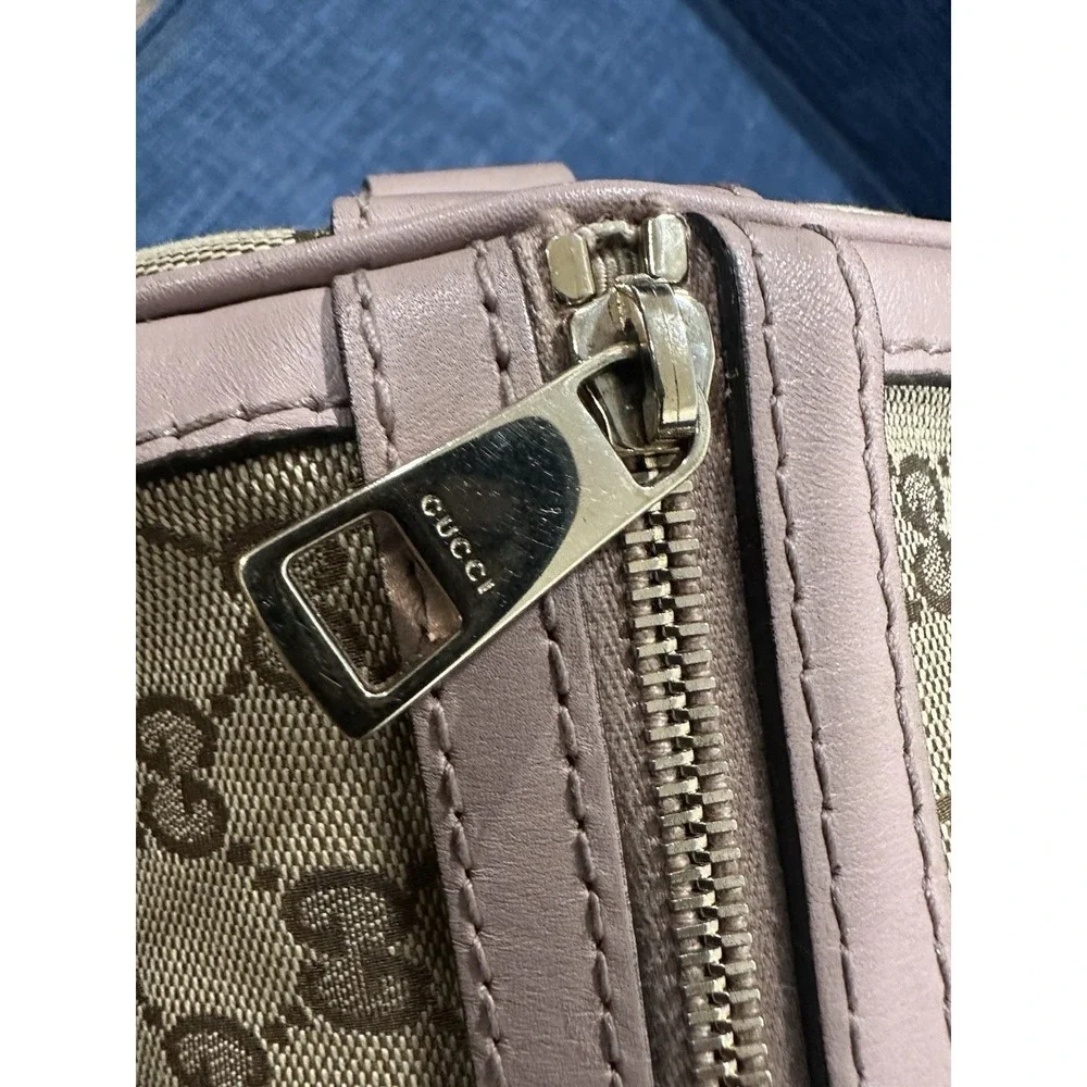 Authentic Pink Gucci Boston Bag